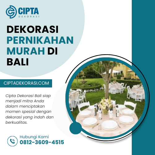 Dekorasi Pernikahan Murah di Bali