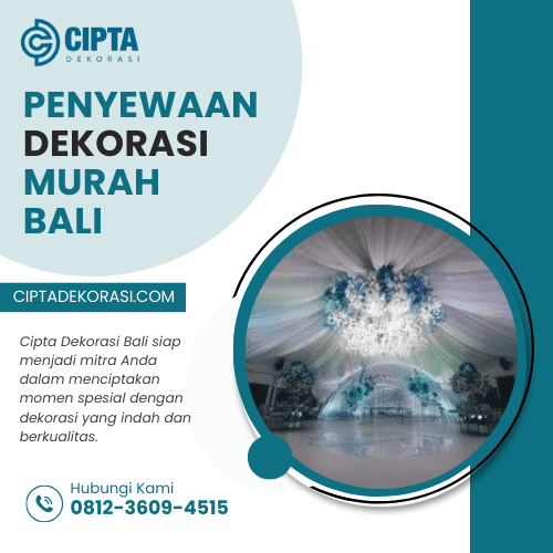 Penyewaan Dekorasi Murah Bali