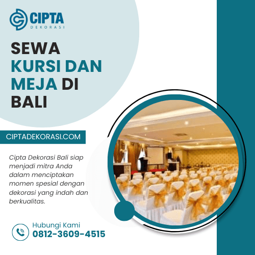 Sewa Kursi dan Meja di Bali