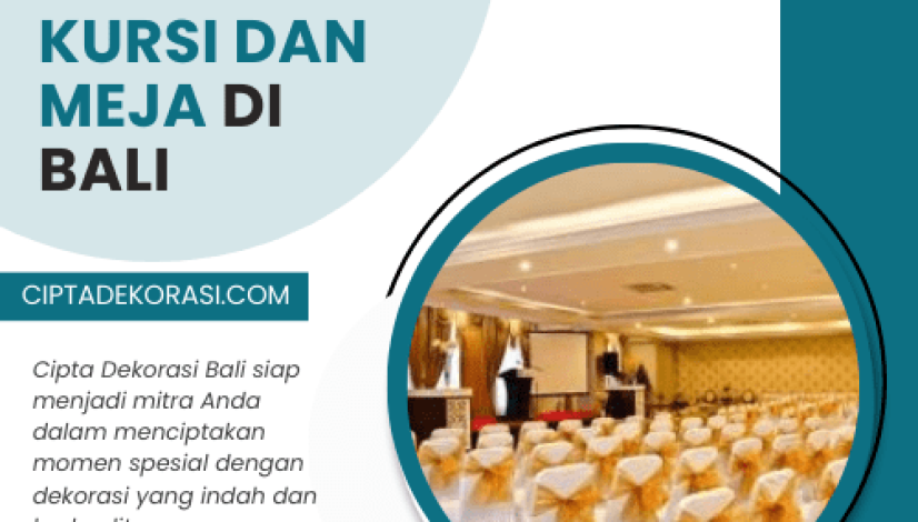 Sewa Kursi dan Meja di Bali