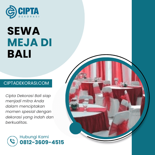 Sewa Meja di Bali