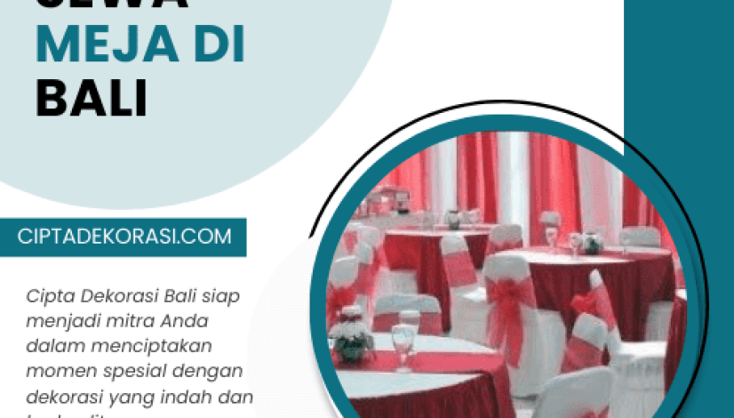Sewa Meja di Bali