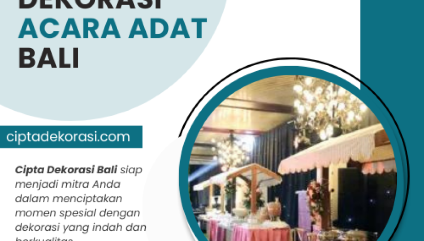 dekorasi acara adat bali
