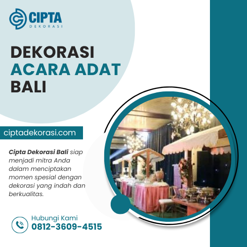 dekorasi acara adat bali