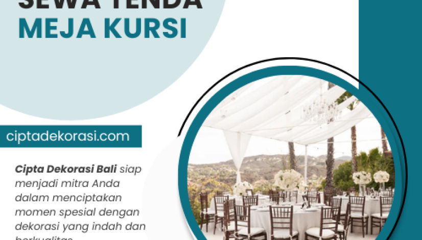 Sewa tenda meja kursi