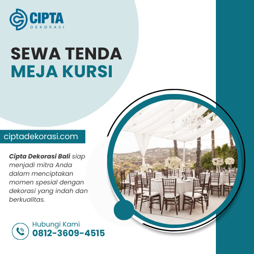 Sewa tenda meja kursi