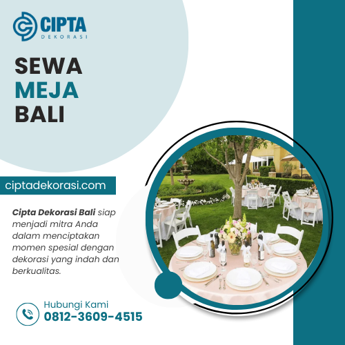 sewa meja bali