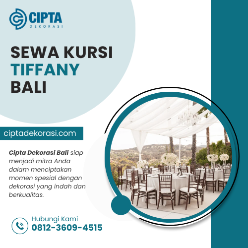sewa kursi tiffany bali