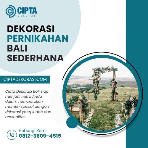 dekorasi pernikahan bali sederhana