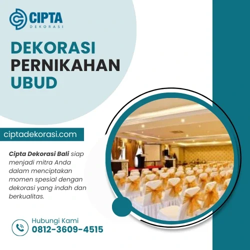 dekorasi pernikahan ubud