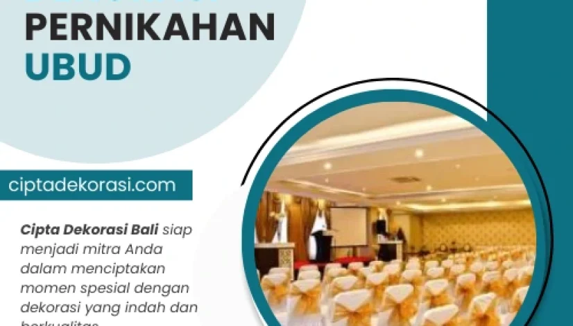 dekorasi pernikahan ubud