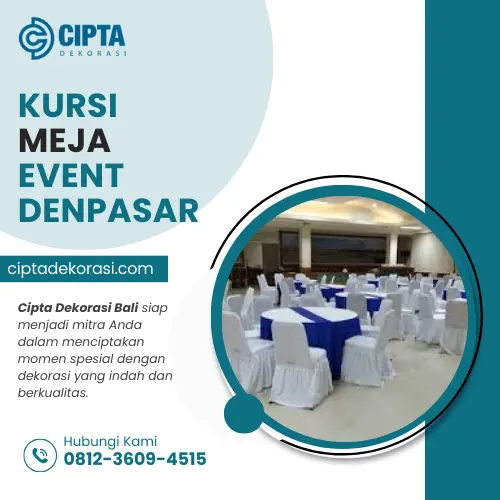 Kursi meja event denpasar