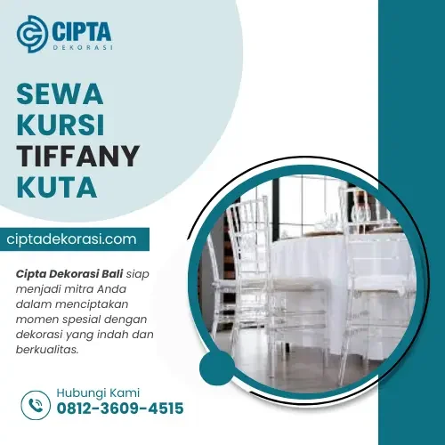 Sewa kursi tiffany kuta