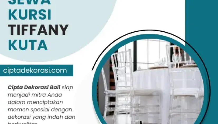 Sewa kursi tiffany kuta
