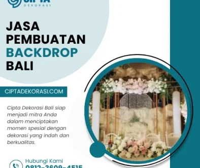 Jasa Pembuatan Backdrop Bali