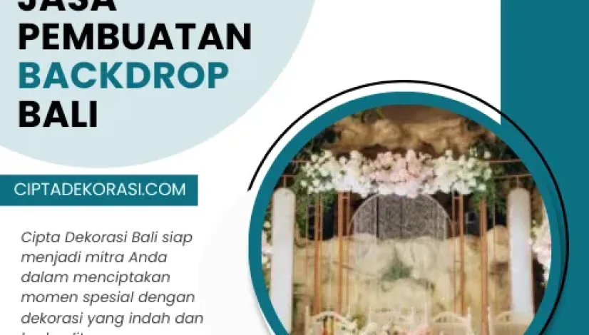 Jasa Pembuatan Backdrop Bali