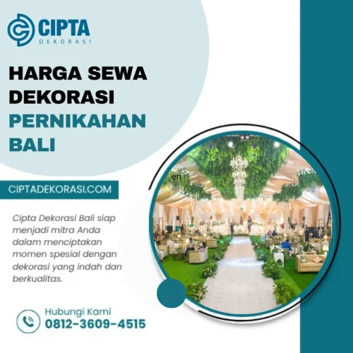 Harga Sewa Dekorasi Pernikahan Bali