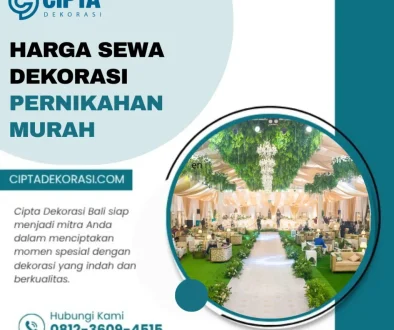 Harga Sewa Dekorasi Pernikahan Murah