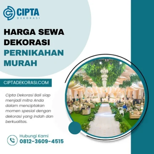 Harga Sewa Dekorasi Pernikahan Murah