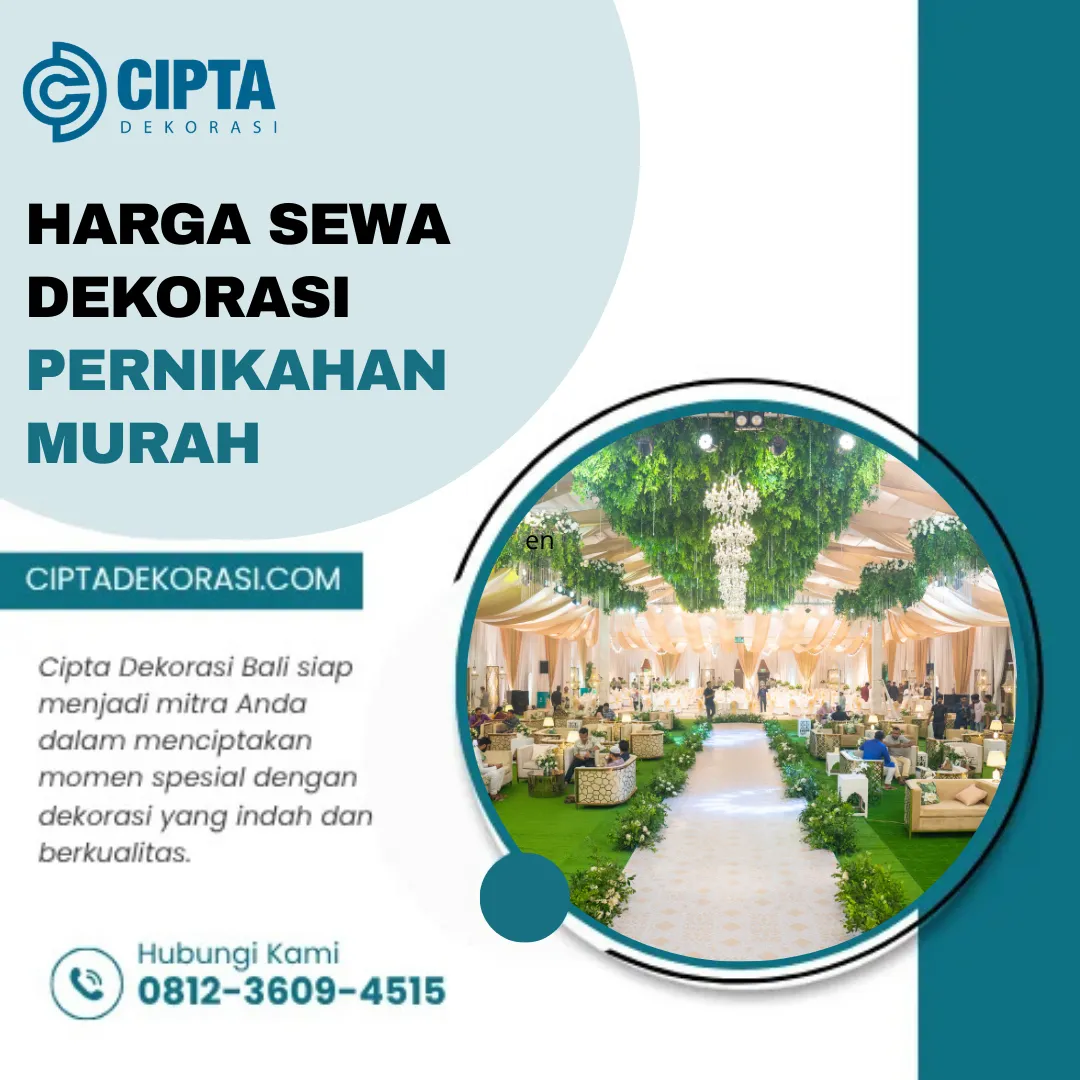 Harga Sewa Dekorasi Pernikahan Murah