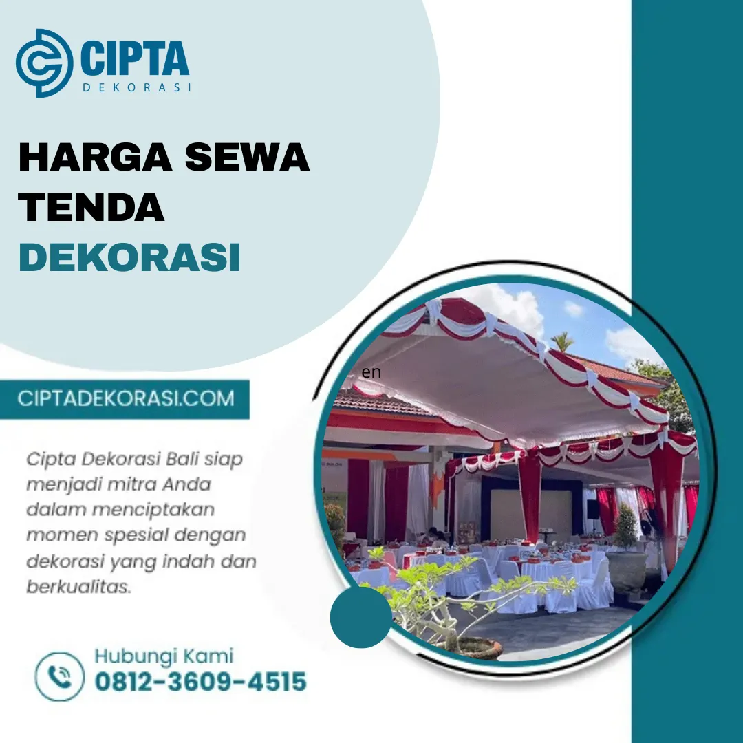 Harga Sewa Tenda Dekorasi