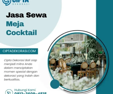 Jasa Sewa Meja Cocktail