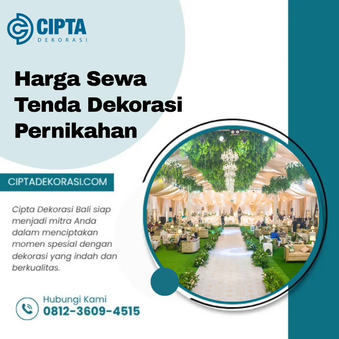 Harga Sewa Tenda Dekorasi Pernikahan