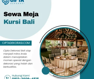Sewa Meja Kursi Bali