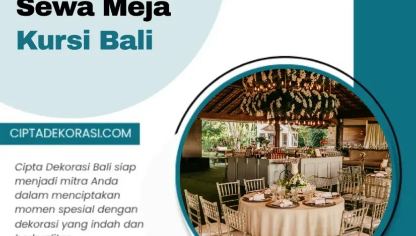 Sewa Meja Kursi Bali
