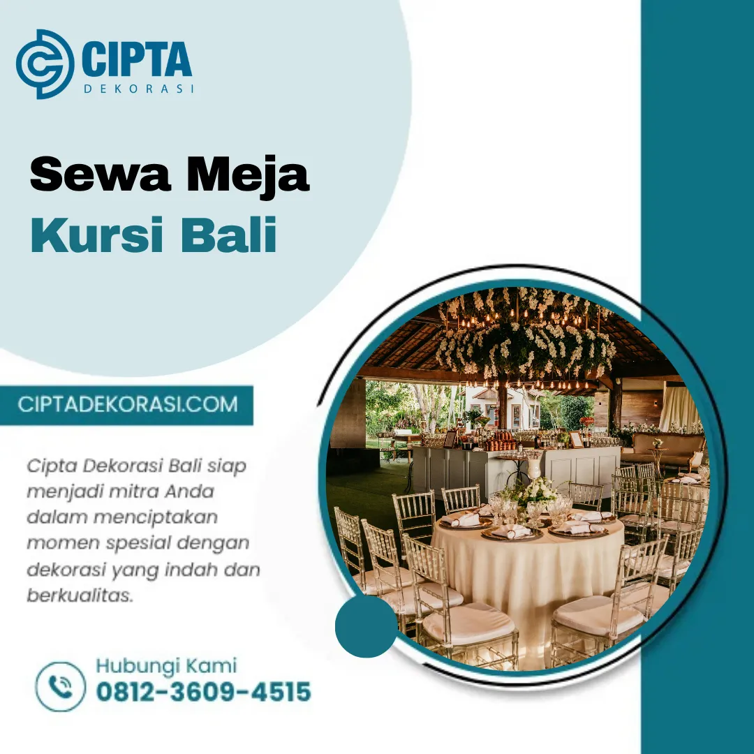 Sewa Meja Kursi Bali