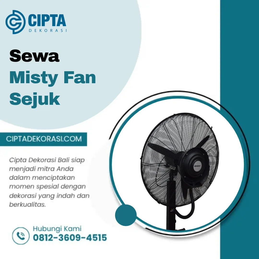 Sewa Misty Fan Sejuk